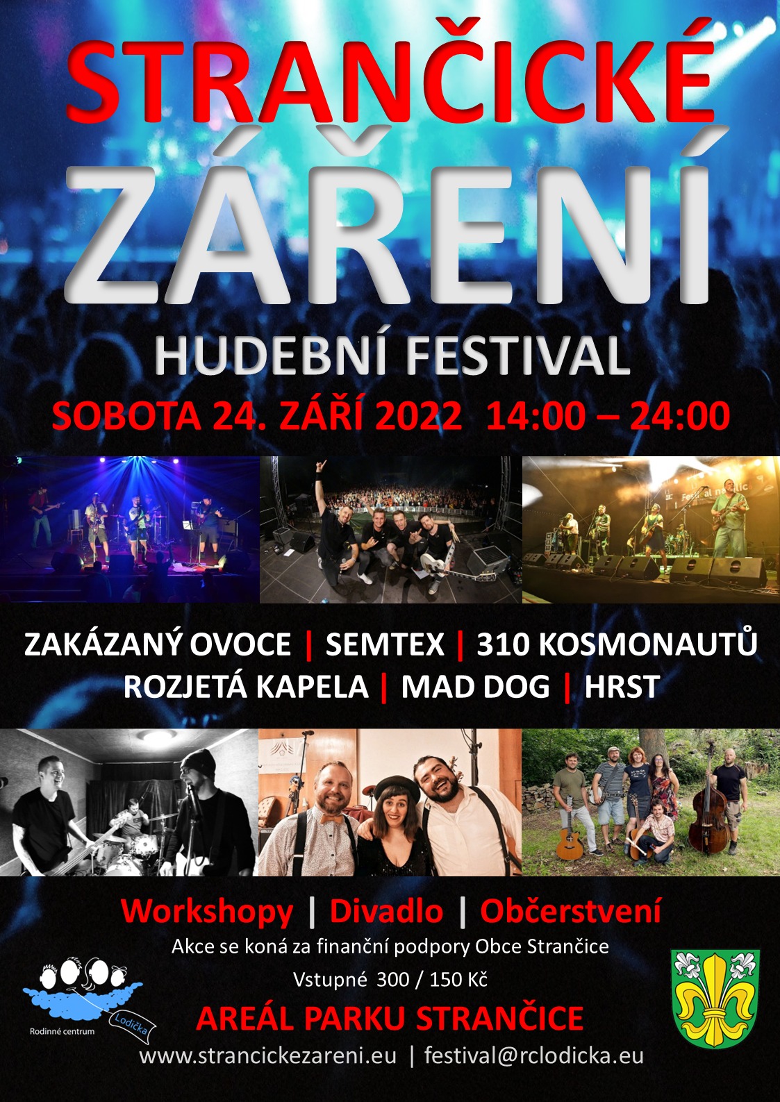 Hudební festival Strančické záření 2022 -Strančice